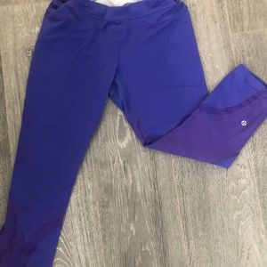 LULULEMON - Purple Running Crop Leggings - sz10